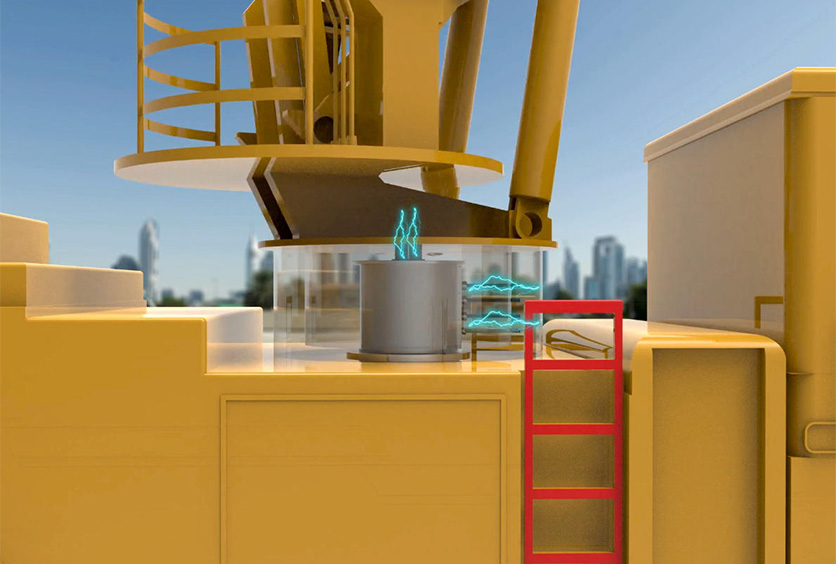 導(dǎo)電滑環(huán)在挖掘機(jī)，起重機(jī)，消防云梯車(chē)，高空作業(yè)車(chē)，打樁機(jī)等工程車(chē)的應(yīng)用